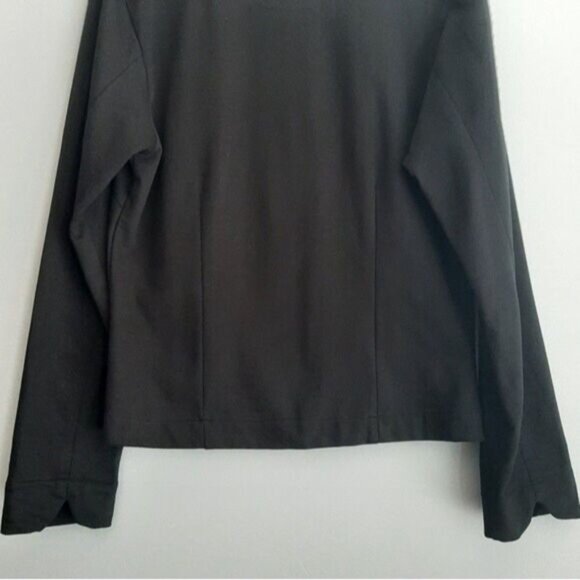 ETHOS \ Paris Blazer Jacket Organic Cotton Black Sz M - Picture 9 of 11